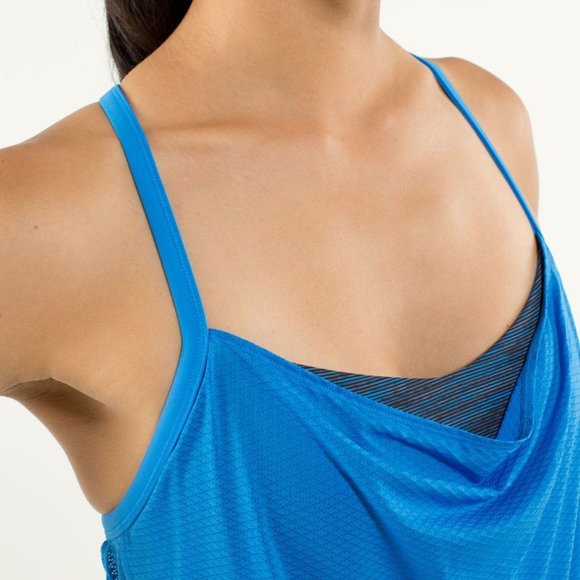 Lululemon C.Y.B Tank Cornflower Blue 8 - Picture 15 of 16
